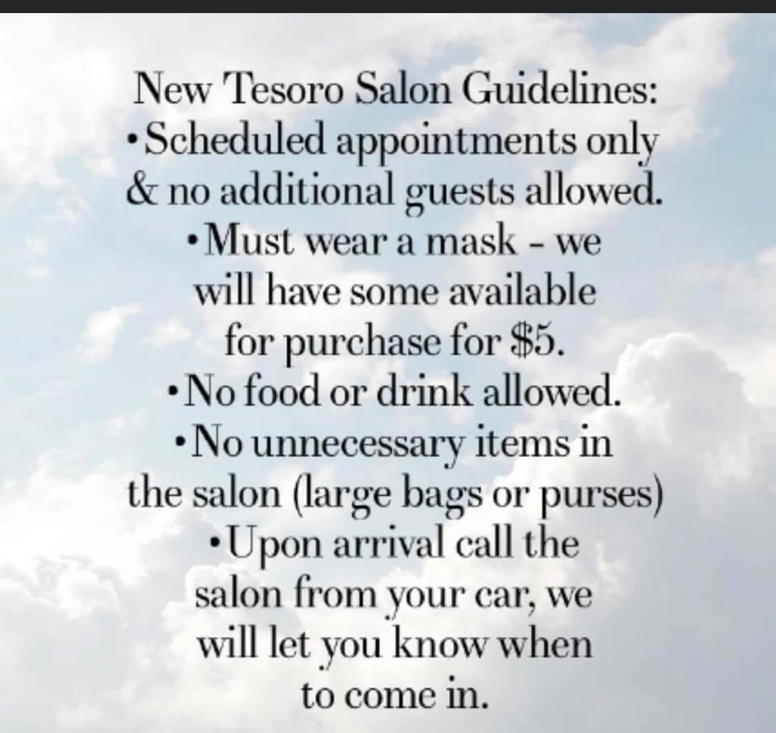 salon guidelines